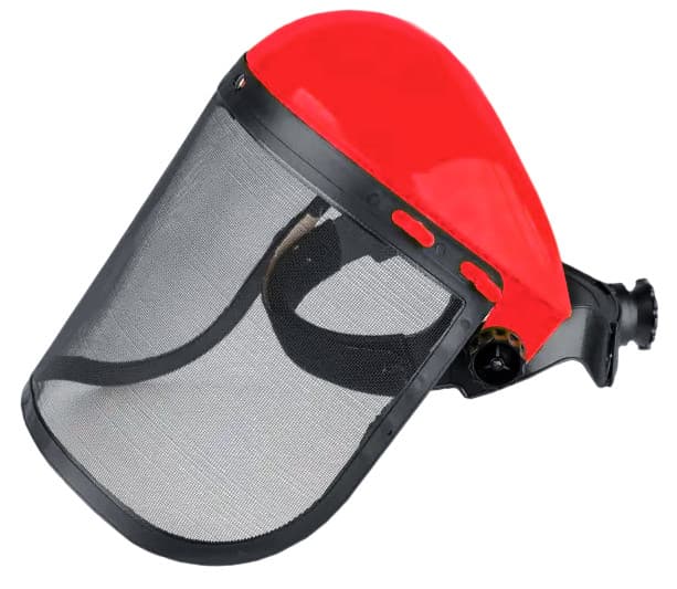 Маска-сітка газонокосарщика захисна (червона) REDFOX