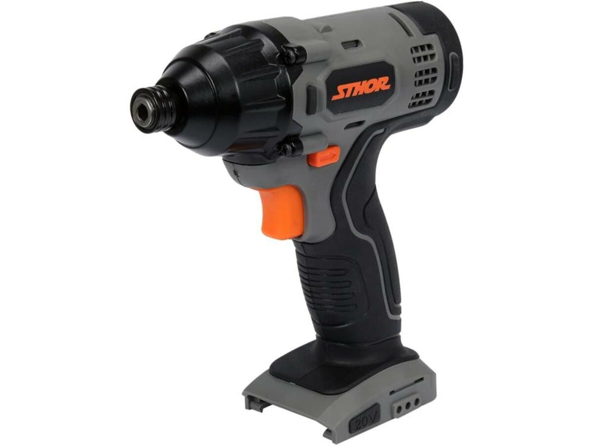 Гайковерт акумуляторний STHOR: 20V Li-Ion, КМ- 150 Nm, тримач 6-гран. 1/4"(БЕЗ АКУМУЛЯТОРА)