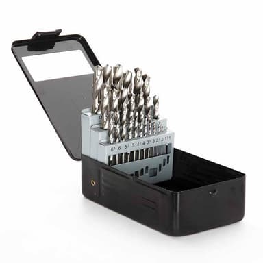 APRO Набір свердел для металу HSS метал бокс 1.0-13.0 мм 25 шт.