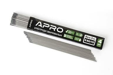 Електроди зварювальні Е 60/13 5кг 4мм APRO