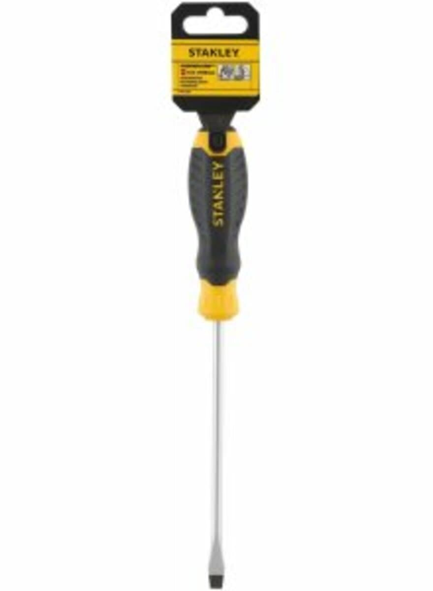 Викрутка плоска STANLEY "Cushion Grip" S/D FLARED: 6.5 X 150MM