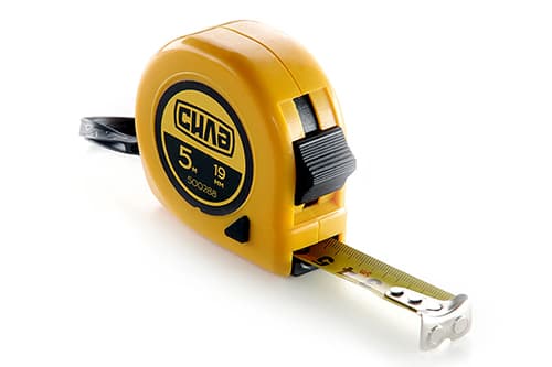 Рулетка Стандарт з магнітом 5м х 19мм СИЛА