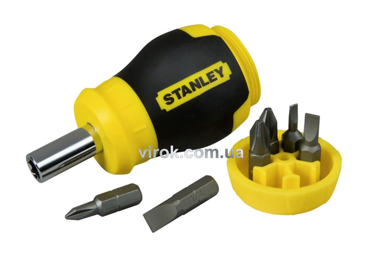 Викрутка тримач насадок HEX 1/4 "Multibit Stubby" : 6 насадок, (Компл. 7 шт.)