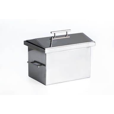 СИЛА Коптильня з нержавіючої сталі, з гідрозатвором, товщина 1.5 мм, 400х300х300, +чохол, +рукавиці