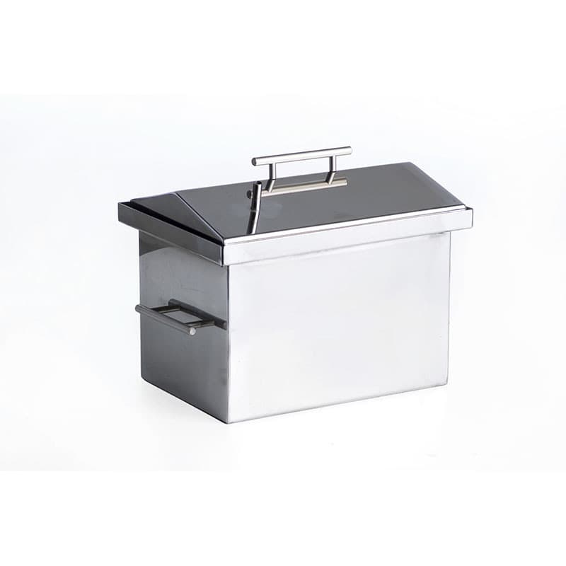 СИЛА Коптильня з нержавіючої сталі, з гідрозатвором, товщина 1.5 мм, 400х300х300, +чохол, +рукавиці