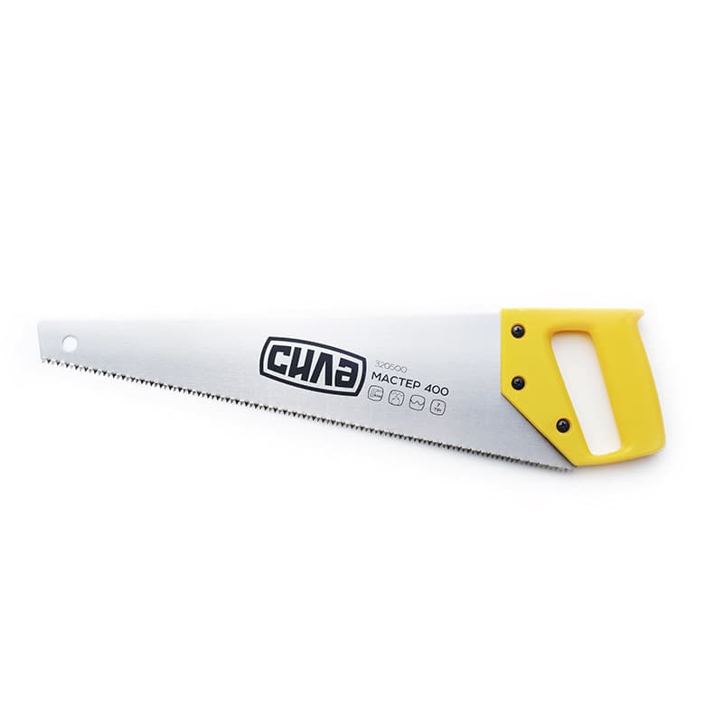 СИЛА Ножівка для дерева 450 мм із пластиковою ручкою, стандарт