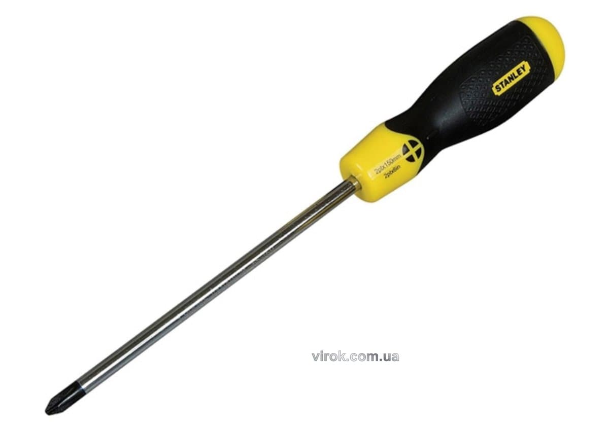 Викрутка хрестова STANLEY "Cushion Grip" : "Pozidriv" PZ3 x 150 мм DW
