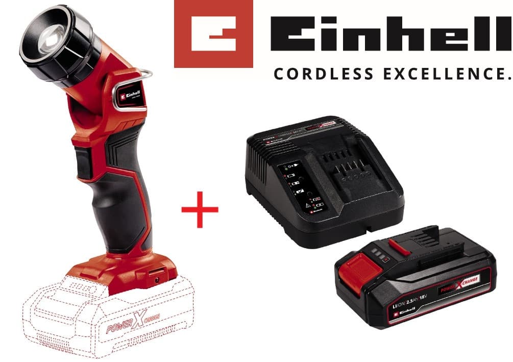 Ліхтар акумуляторний Einhell TC-CL 18 Li H Kit 2.5 Ah (4514130K)