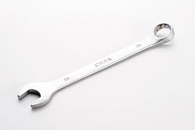 Ключ ріжково-накидний CrV 28мм СИЛА