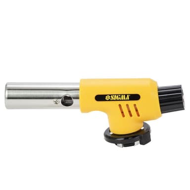 SIGMA Пальник газовий з керам.соплом, пєзопідпалом і плав.регул (20мм, довж-153мм, 1300С)