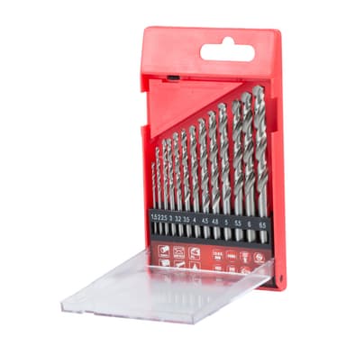 SIGMA Набір свердел для металу Р6М5 поліровані 13 шт. Ø 1.5-6.5 мм (пласт-кейс +блістер) Ultra