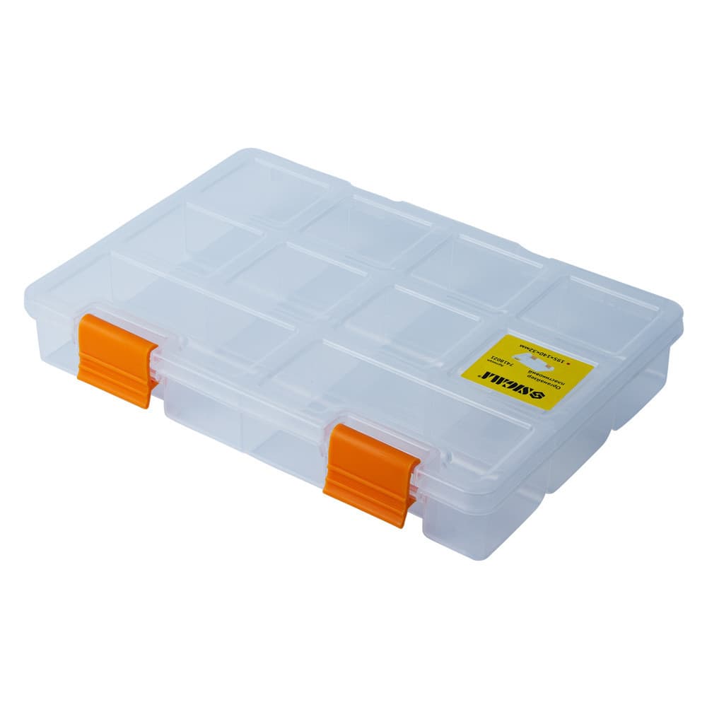 SIGMA Органайзер пластик прозорий 195×140×32 мм