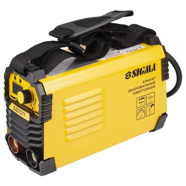 Апарат зварювальний інверторний ММА-160А електрод 4мм дисплей SIGMA (5387571)