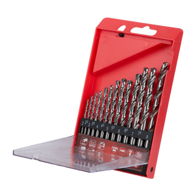 SIGMA Набір свердел для металу Р6М5 поліровані 13 шт. Ø 2.0-8.0 мм (пласт-кейс +блістер) Ultra