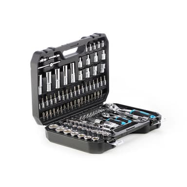 Набір насадок (інструментів) торцевих з тріскачкою CrV 1/4, 1/2 (90т) (94 шт.) APRO