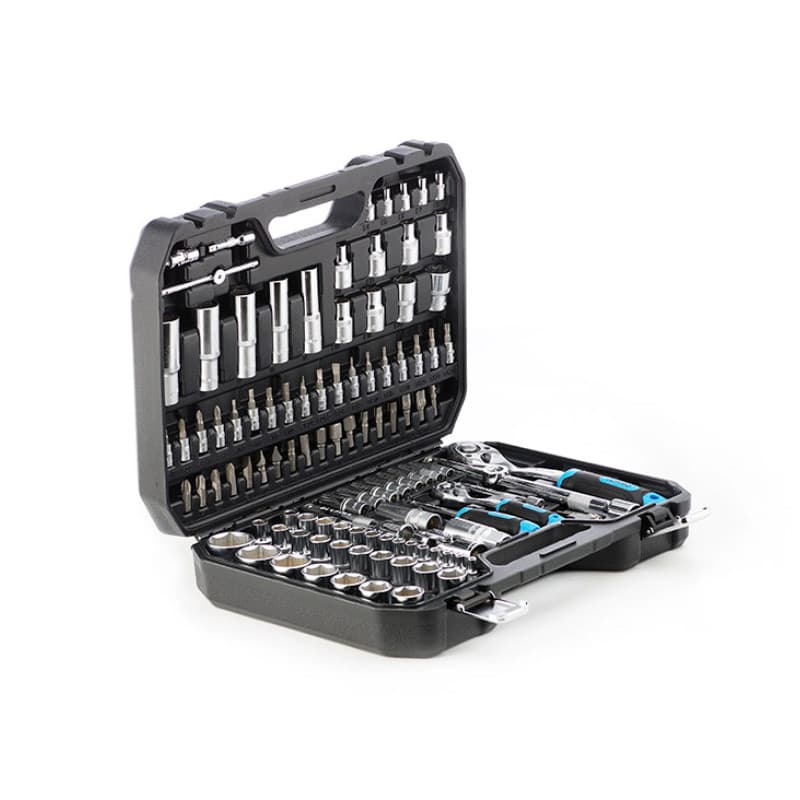 Набір насадок (інструментів) торцевих з тріскачкою CrV 1/4, 1/2 (90т) (94 шт.) APRO