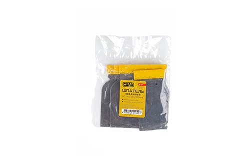 Шпатель 50, 80, 100, 120мм (4шт) без рукояті СИЛА