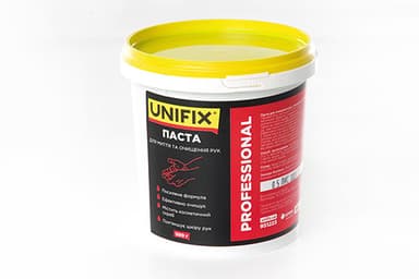 Паста для очищення рук Professional 0,5кг (відерце) UNIFIX