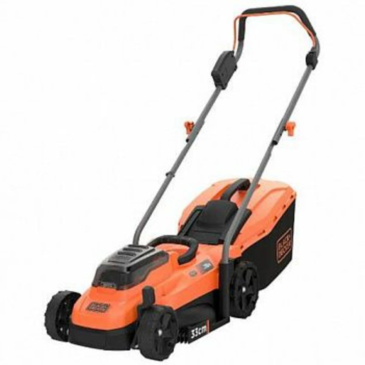 Газонокосарка акумуляторна B+D : 2 x 18V Li-ion 2.5A. 33cм покос. до 250 кв.