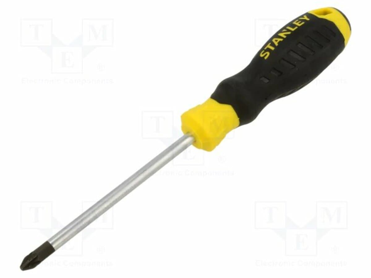 Викрутка хрестова STANLEY "Cushion Grip" S/D "POZIDRIV": PZ2 X 100MM