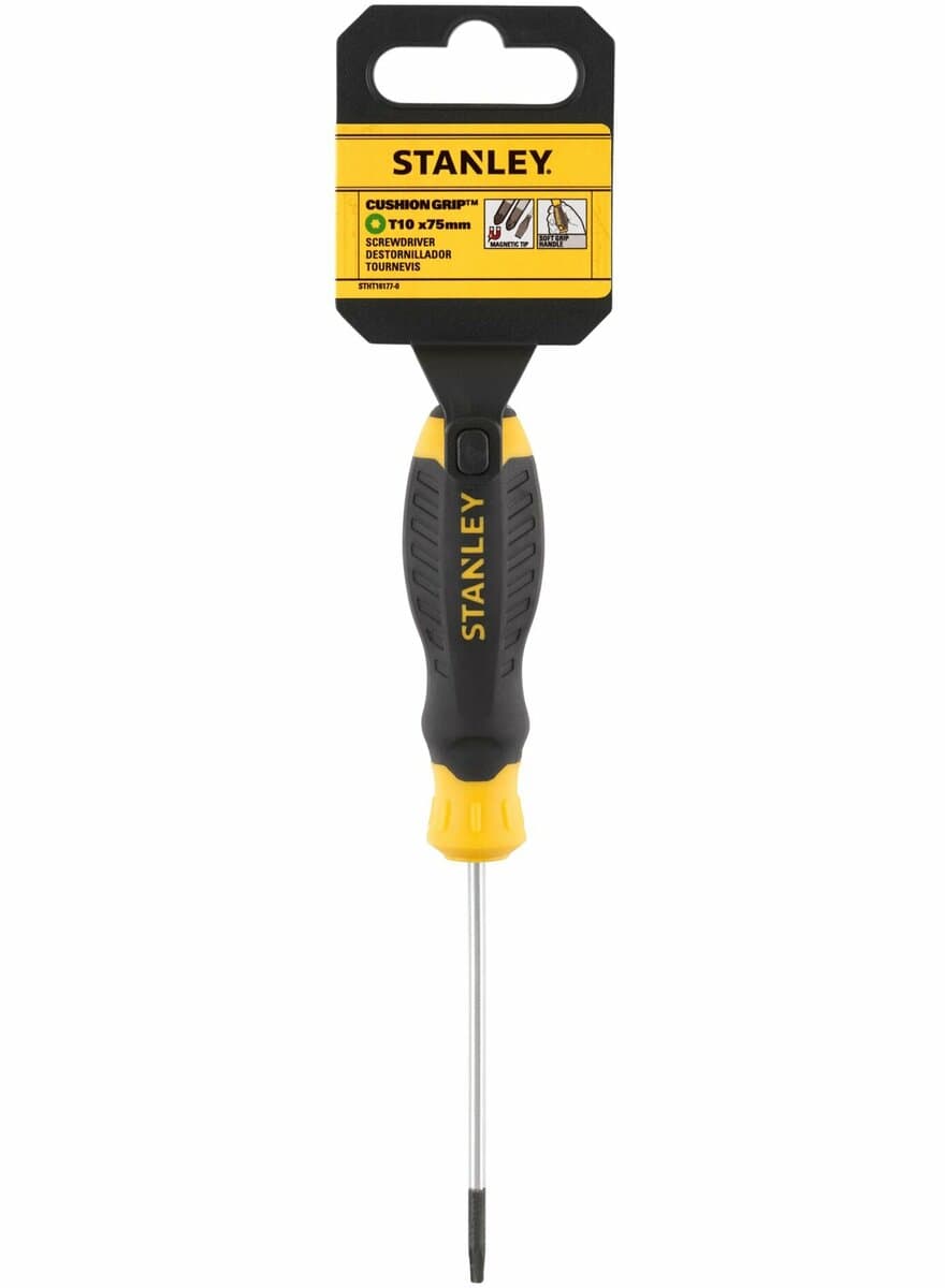 Викрутка зіркова STANLEY "CushionGrip" S/D "TORX" Т10 x 75 мм