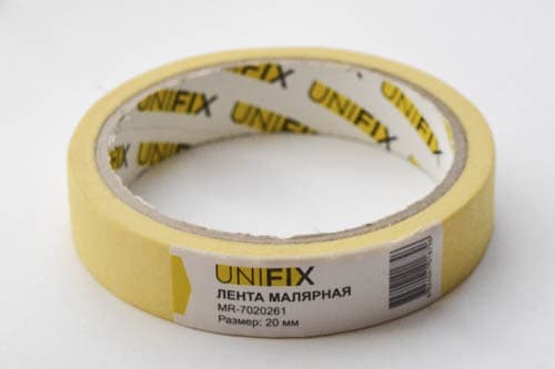 Стрічка клейка малярна 20мм*20м MR-7020261 UNIFIX