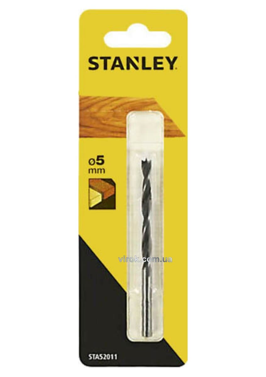 Свердло по дереву STANLEY, Ø= 5 мм