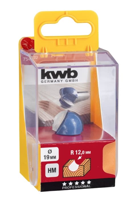Фреза галтельна 19 мм, KWB (754120)