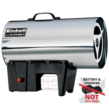 Обігрівач газовий під акумулятор Einhell GE-HG 18/370 Niro Li - Solo (2330805)