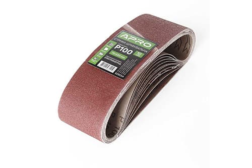Стрічка шліфувальна нескінченна APRO P100 75×533мм (10шт)
