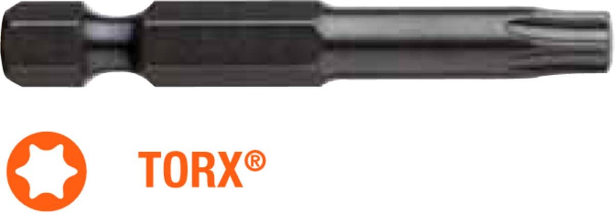 Насадка викруткова USH Industry "тонке жало" TORX T8 x 50 мм подовжена, Уп. 5 шт.