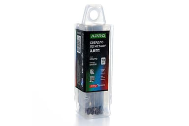 Свердло по металу HSS/M2 (6542) Ø3,8мм (тубус, кратно 10шт) PRO APRO