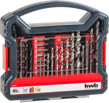 Набір біт та свердел 42 шт, PROMO KWB (109104)