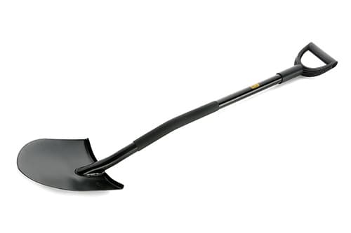 Лопата з металевою ручкою штикова Американка 220×300×1200мм СИЛА