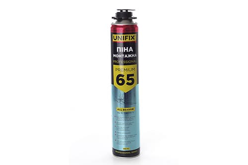 Піна монтажна професійна всесезонна Premium 65л 850мл UNIFIX