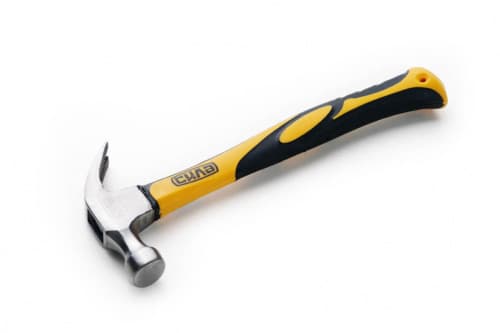 Молоток-обценьки з фібергласовою рукояткою (450гр) СИЛА