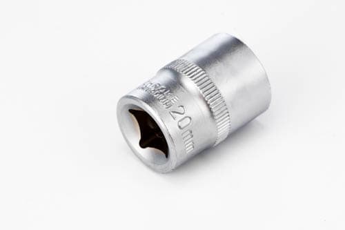 Насадка шестигранна CrV 1/2 20мм СИЛА
