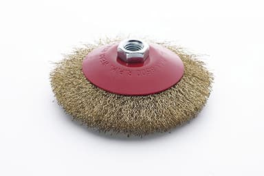 Щітка конус латунна дріт 125мм (КШМ) APRO