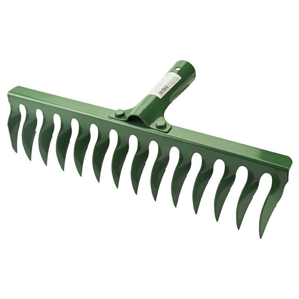 SIGMA Граблі садові кручені 14 зубів 370×82мм закріплювальне кріплення GRAD