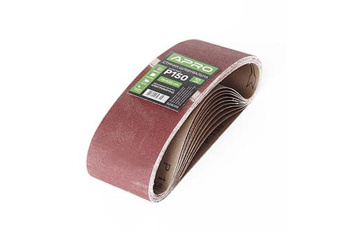 Стрічка шліфувальна нескінченна APRO P150 75×533мм (10шт)