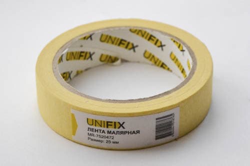 Стрічка клейка малярна 25мм*40м MR-7520472 UNIFIX
