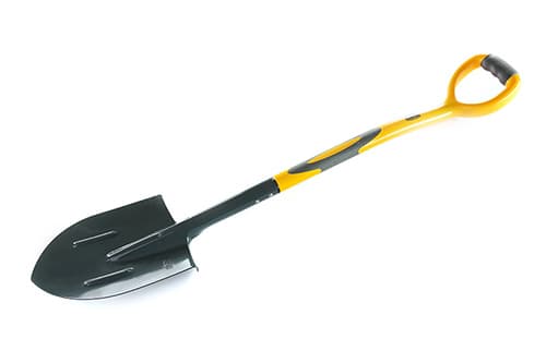 Лопата з фібергласовою ручкою штикова 290×210×1050мм СИЛА