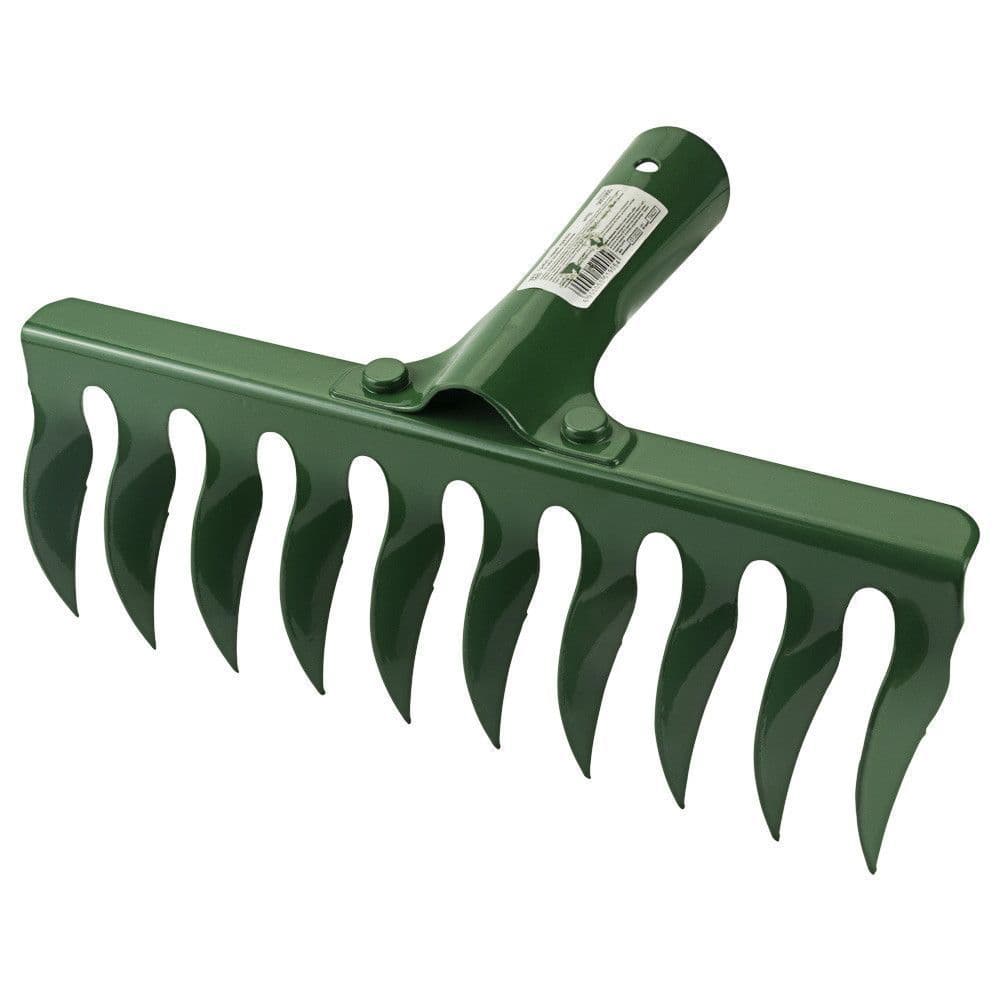 SIGMA Граблі садові кручені 10 зубів 265×82мм закріплювальне кріплення GRAD