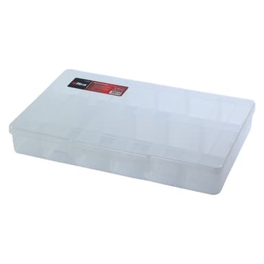 SIGMA Органайзер пластиковий прозорий 12 відсіків 310×200×50 мм ULTRA