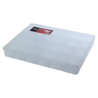 SIGMA Органайзер пластиковий прозорий 20 відсіків 350×270×50 мм ULTRA