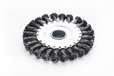 Щітка коло сталеві витки 125мм (КШМ) APRO