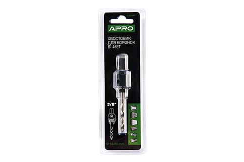 Хвостовик для коронок Bi-Met 3/8'' HEX Ø14-30мм APRO