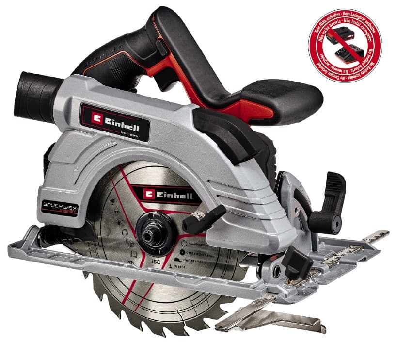 Пила циркулярна акумуляторна Einhell TP-CS 18/190 Li BL - Solo (4331210)
