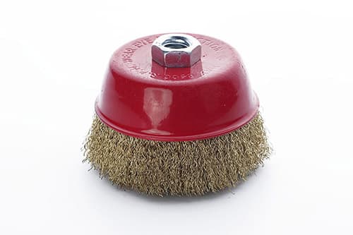 Щітка чаша латунна дріт 100мм (КШМ) APRO