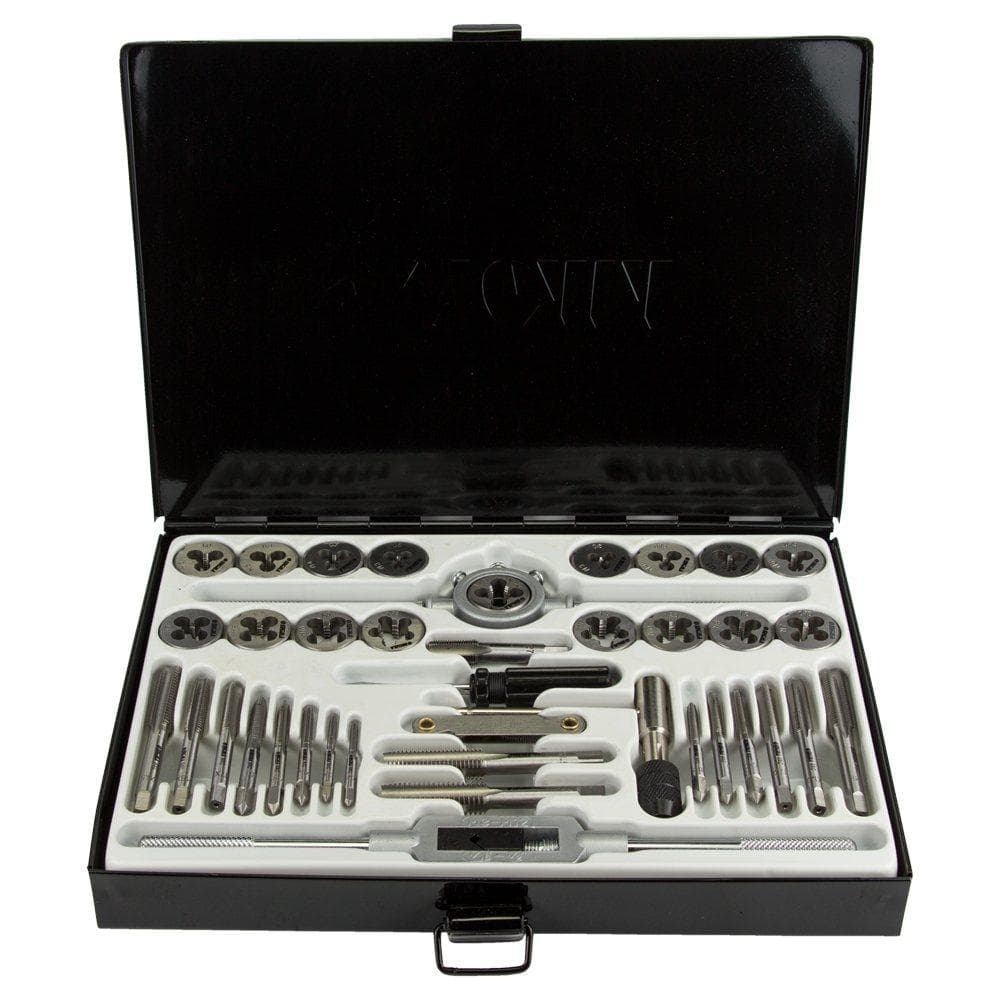 SIGMA Набір позначників і плашок 40 ел. (метал.кейс)